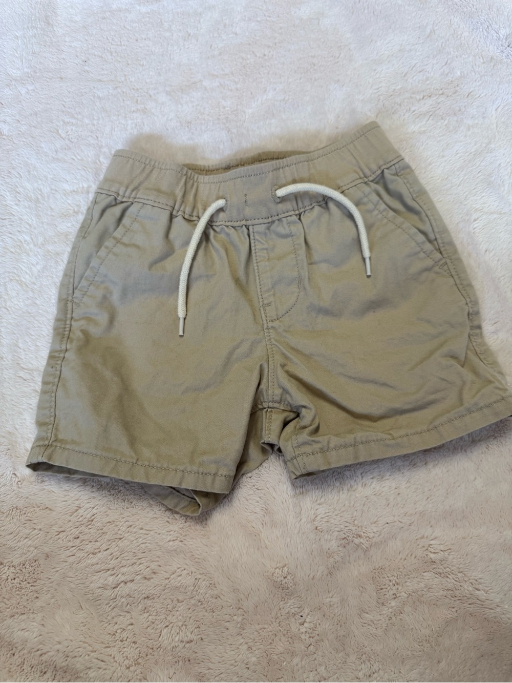 GAP Toddler Casual Drawstring Shorts in Khaki